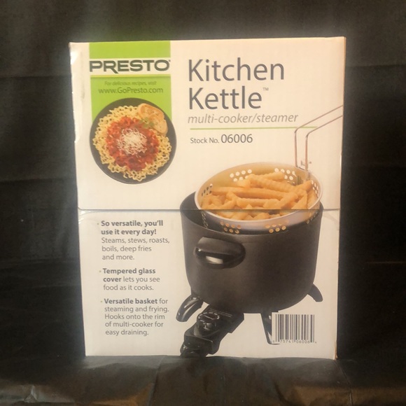 Presto kitchen kettle; multi cooker, fryer & steamer - new in unopened box - Picture 6 of 9